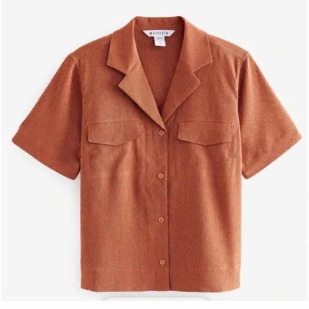 Athleta Echo Top - Rust Paprika
